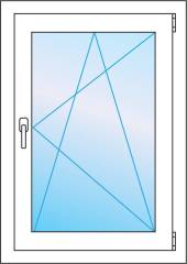 Окно 560 * 570 одностворчатое. Цена. Профиль Proline 70 от Века.