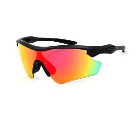 Очки велосипедные, Vinca Sport VG 25 black/blue, дополнительная линза, голубая